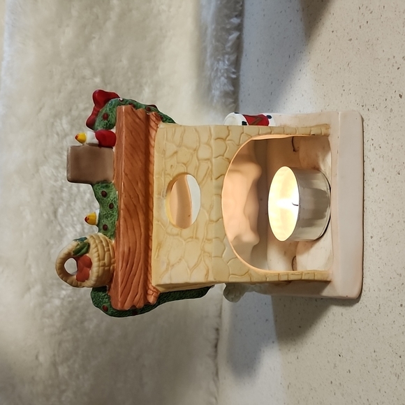 Vintage Porcelain Fireplace Candle holder - Picture 11 of 16